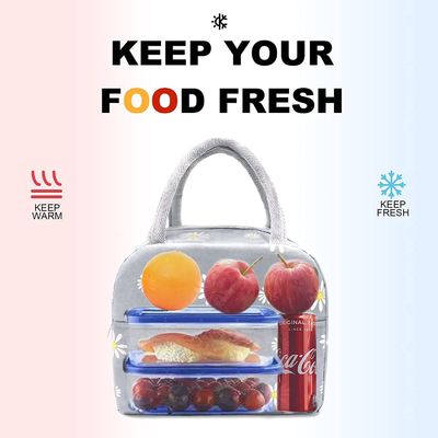 Cooler Śliczne izolowane torby na lunch Utrzymuj świeżość żywności na szkolny piknik w podróży