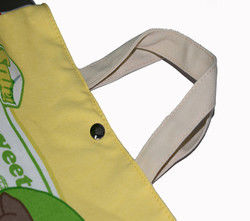 Tkanina płócienna Torba na zakupy z ekologicznej bawełny Kobiety Zakupy 30 cm