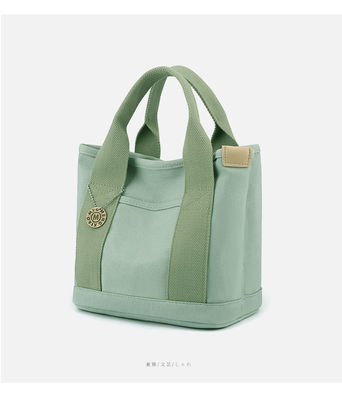 Proste płócienne torby na ramię Przyjazne dla środowiska torby na zakupy wielokrotnego użytku