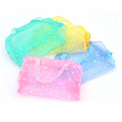 Jakość  OEM Foldable PVC Cosmetic And Toiletry Bags Portable Makeup Bag With Zipper fabryka