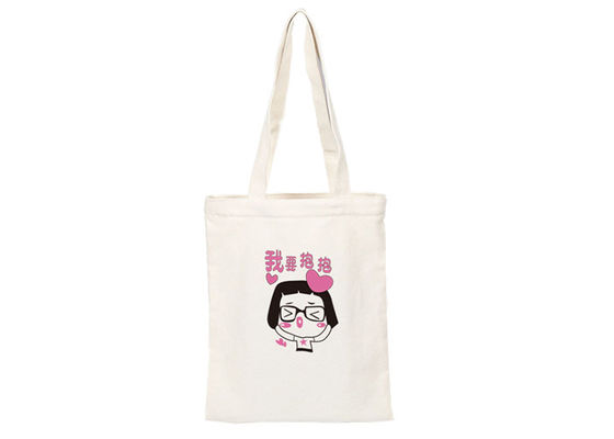 Jakość  Custom Printed Cute Canvas Tote Bags Shopper Silk Screen Printed fabryka