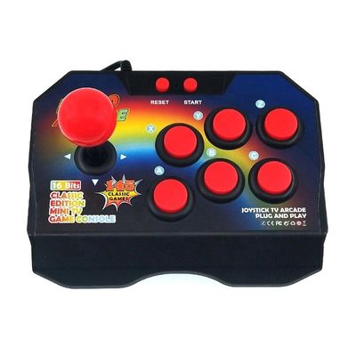 16-bitowa wbudowana 145 gra zręcznościowa Retro Joystick konsole do gier wideo kieszonkowa konsola ABS gracze kij kontroler konsola AV