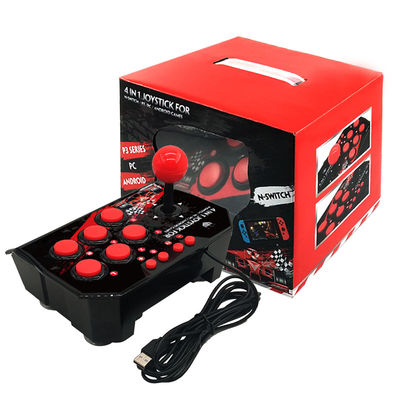 Cena hurtowa 4-w-1 Retro Arcade Station USB przewodowy Rocker Fighting Stick Joystick do gier kontroler do gier Android TV