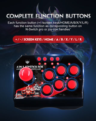 Cena hurtowa 4-w-1 Retro Arcade Station USB przewodowy Rocker Fighting Stick Joystick do gier kontroler do gier Android TV