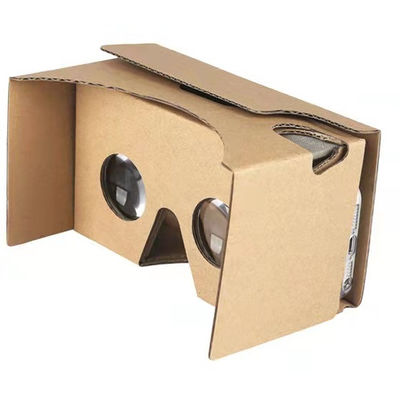 Cena fabryczna Łatwa konfiguracja Kartonowy zestaw słuchawkowy 3D Wirtualna rzeczywistość Okulary VR dla Google Tektura VR 2.0 Wideo i gra