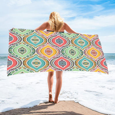 Indywidualny projekt Wygodny, oddychający ręcznik plażowy Kobiecy, jedwabny nadruk z długą spódnicą owinięty kocem z filtrem przeciwsłonecznym w bikini