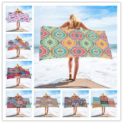 Indywidualny projekt Wygodny, oddychający ręcznik plażowy Kobiecy, jedwabny nadruk z długą spódnicą owinięty kocem z filtrem przeciwsłonecznym w bikini