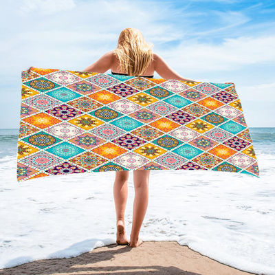 Indywidualny projekt Wygodny, oddychający ręcznik plażowy Kobiecy, jedwabny nadruk z długą spódnicą owinięty kocem z filtrem przeciwsłonecznym w bikini