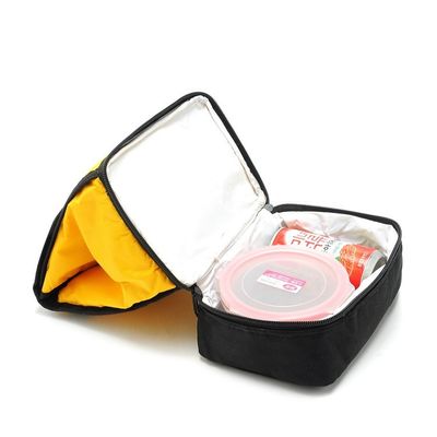 Klasyczna szaro-brązowa seria termoizolacyjna torba z materiału termoizolacyjnego na lunch utrzymująca świeżość izolowana torba termoizolacyjna 3 bu