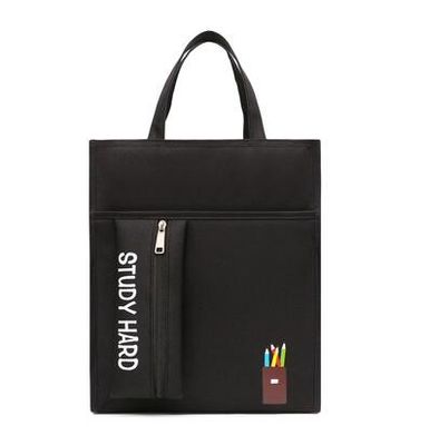 Cena fabryczna Torby szkoleniowe dla studentów Płótno A4 Wodoodporna torba na ramię Pencilbag Torba szkolna o dużej pojemności Biurowe artykuły szkolne