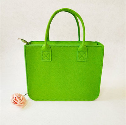 Hurtowa eko promocyjna na zamówienie ręcznie robiona poliestrowa filcowa torba na zakupy prezent dla kobiety