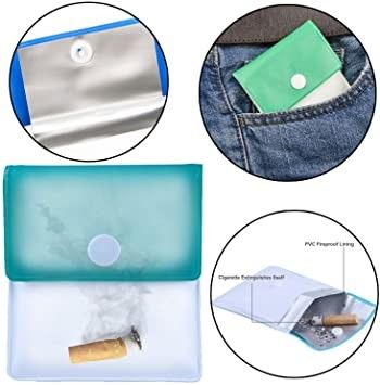 Kieszonkowa popielniczka OEM EVA Przenośna torba na popiół papierosowy z PVC Kompaktowy Ognioodporny Bezzapachowy