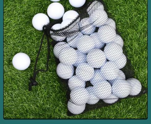 Poliestrowa sportowa torba ze sznurkiem Kieszeń z siatki Kieszeń z siatki do przechowywania piłki tenisowej do golfa
