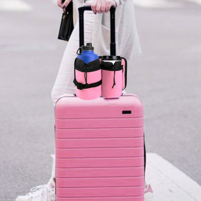 Bagażowy uchwyt na kubek podróżny Trwała wolna ręka pasuje do wszystkich uchwytów walizki