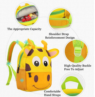 Przedszkole Cartoon 3D Plecak Wodoodporna torba szkolna dla dzieci Podróż na zewnątrz