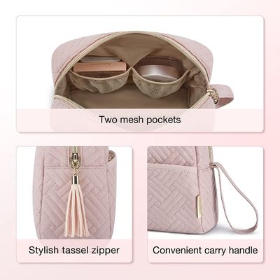 Wygodny uchwyt Makeup Travel Zipper Pouch Wodoodporne kosmetyczki