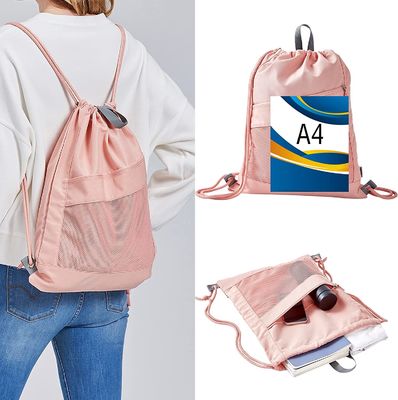 Lekki wodoodporny plecak ze sznurkiem Gym Cinch Bag - plecak ze sznurkiem dla kobiet i dziewcząt
