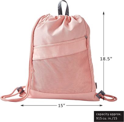 Lekki wodoodporny plecak ze sznurkiem Gym Cinch Bag - plecak ze sznurkiem dla kobiet i dziewcząt