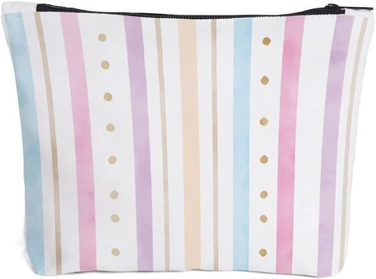 Trwała i wodoodporna różowa kosmetyczka Rainbow Bags for Girls Women