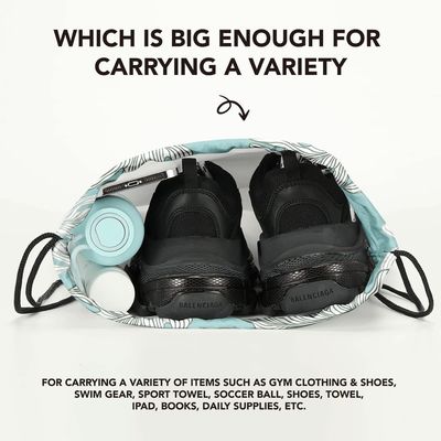Lekki i wodoodporny plecak Torba ze sznurkiem Torba ze sznurkiem Sackpack Gym Sports Travel Backpack