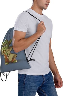 Wodoodporny plecak ze sznurkiem Anime luzem Cartoon plecak ze sznurkiem torby ze sznurkiem Cinch Bag Sackpack dla kobiet mężczyzn