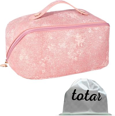 Podróżna kosmetyczka do makijażu dla kobiet PU Leather Organizer Wodoodporna obudowa