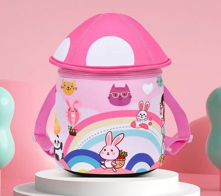 Mushroom 3D Neoprenowa torba edukacyjna SBR Plecak dla dzieci Miękka torba przedszkolna