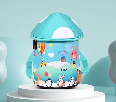 Mushroom 3D Neoprenowa torba edukacyjna SBR Plecak dla dzieci Miękka torba przedszkolna