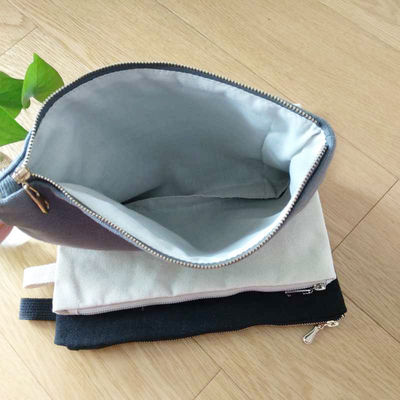Dostosuj czarne płaskie płócienne etui na iPada wielokrotnego użytku ECO Free Small Cotton Pocket