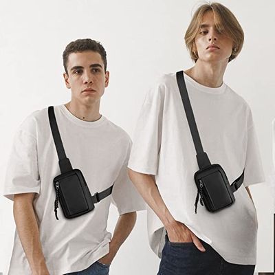 Mężczyźni Kobiety Mała wodoodporna torba Crossbody Na co dzień Torba na telefon na klatkę piersiową do podróży Piesze wycieczki