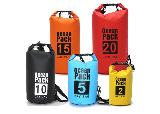 Wodoodporna sucha torba MultiColor 500D PVC 20 litrów na plażę