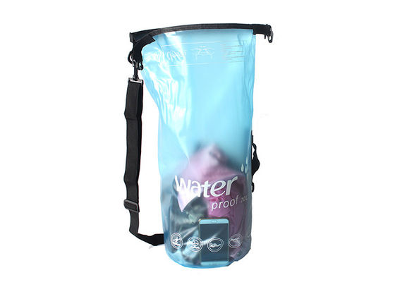 Zewnętrzna sucha torba z PVC z paskami na ramię Wodoodporne torby do przechowywania Camping