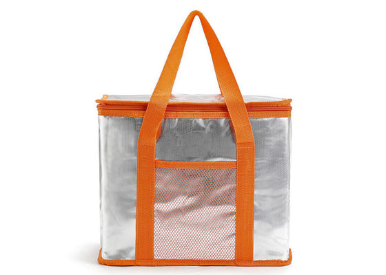 Duża torba na lunch z izolacją termiczną EPE Orange Service OEM
