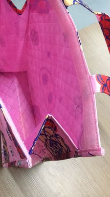 Spersonalizowane torby na zakupy Kolorowe płótno Materiał Składany Wysoki koniec typu